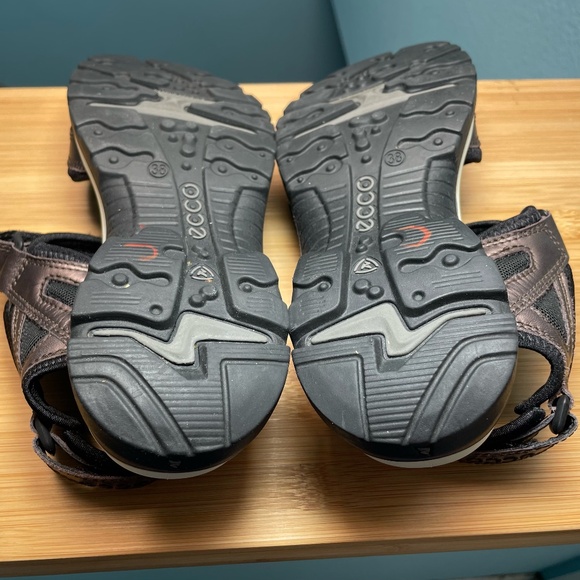 ECCO Yucatan Limited Edition Upcycle Project EU 38 US 7 7.5 Off-Road Brown RARE - Picture 10 of 10